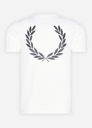 Fred Perry T-shirts Graphic branded t-shirt - snow white (Copy)