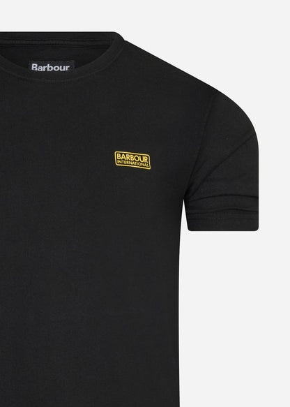 Barbour International T-shirts  Small logo tee - black 