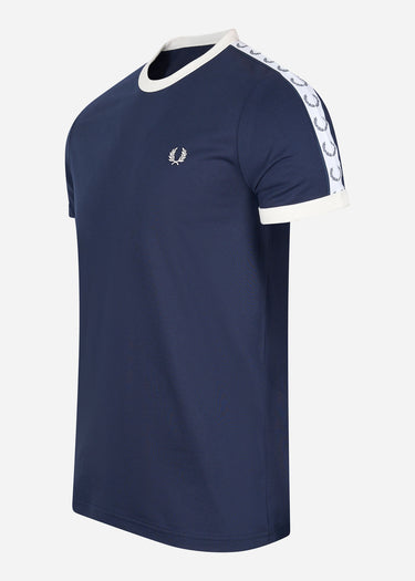 Fred Perry T-shirts  Taped ringer t-shirt - carbon blue 