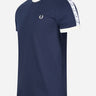 Fred Perry T-shirts  Taped ringer t-shirt - carbon blue 
