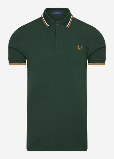 Fred Perry Polo's  Twin tipped polo - evergreen 