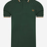 Fred Perry Polo's  Twin tipped polo - evergreen 