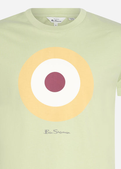 Ben Sherman T-shirts  Signature target tee - pistachio 