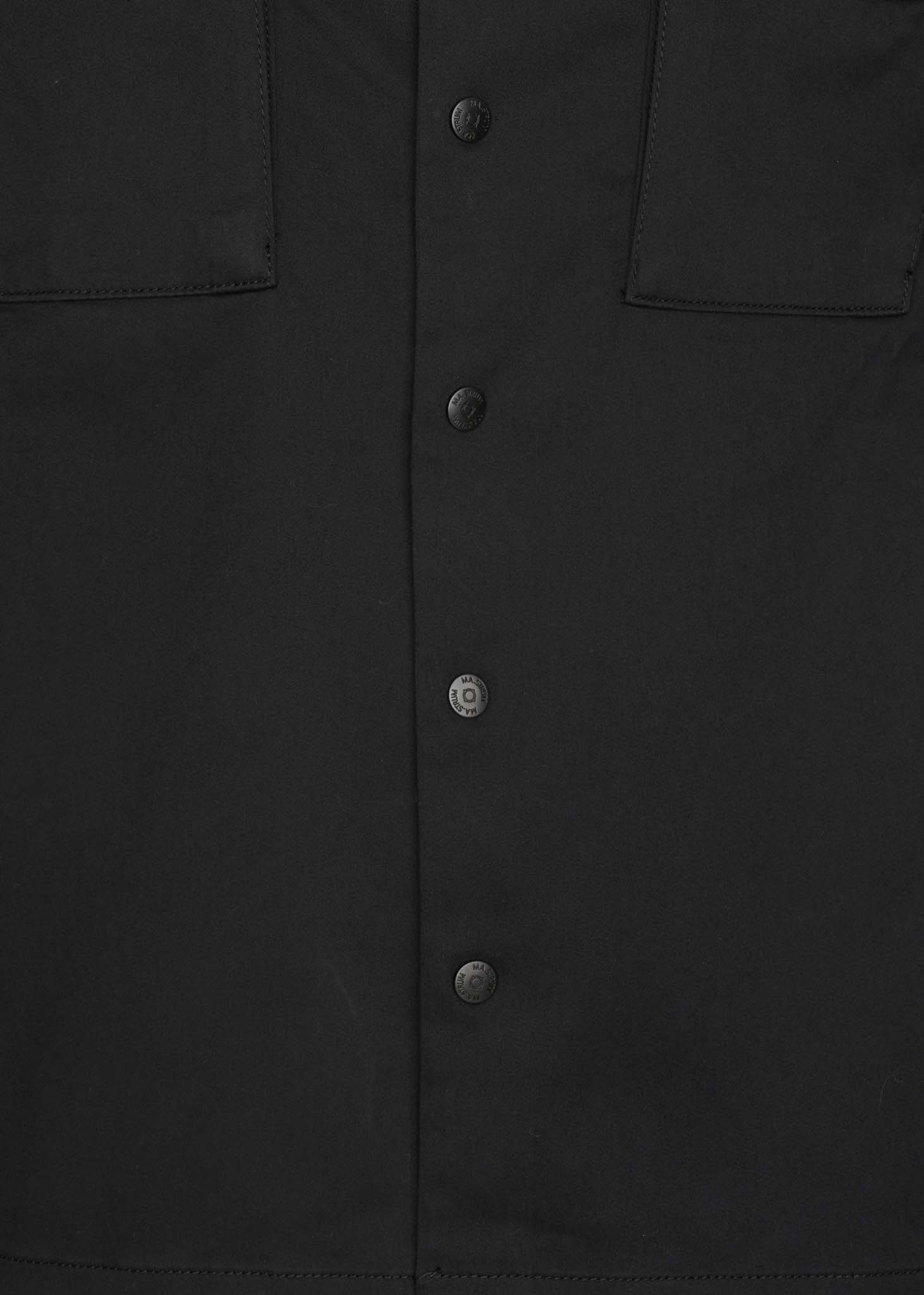 MA.Strum Overshirts  DH two pocket overshirt - jet black 