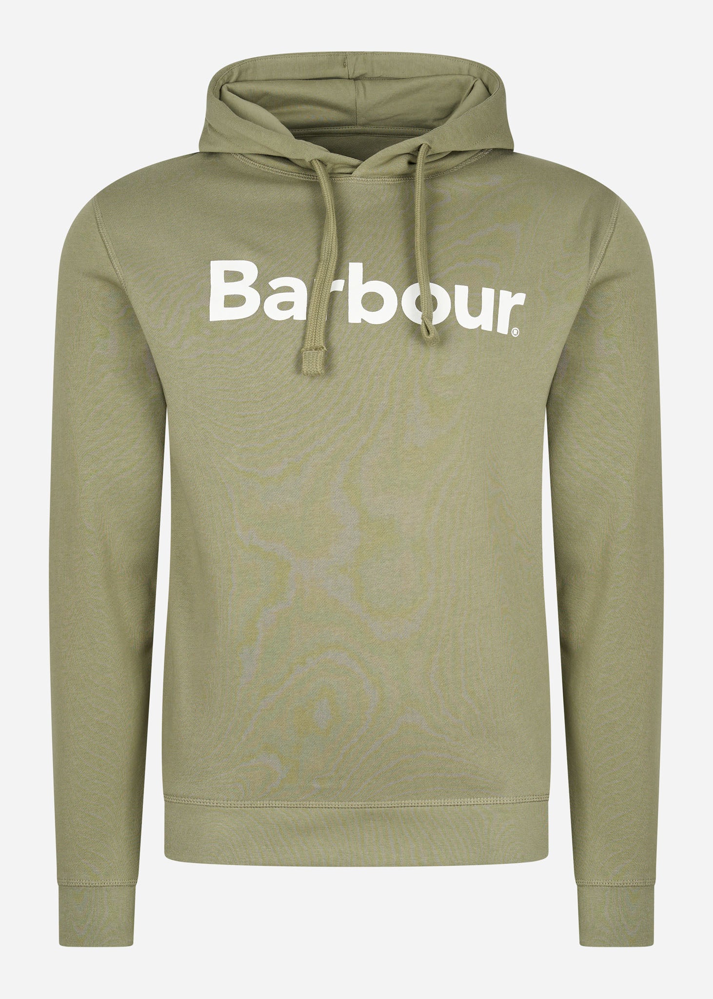 Barbour Hoodies  Logo popover hoodie - bleached olive 