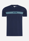 Ben Sherman T-shirts  Seasonal stripe - marine 