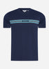 Ben Sherman T-shirts  Seasonal stripe - marine 