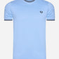 Fred Perry T-shirts  Twin tipped t-shirt - sky 
