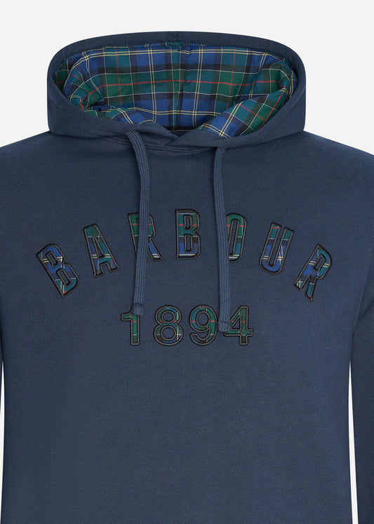 Barbour Hoodies  Affiliate popover hoodie - navy 