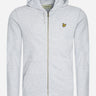 Lyle & Scott Vesten  Zip through hoodie - light grey marl 