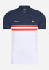 Ellesse Polo's  Muccio polo - navy red white 