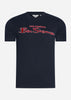 Ben Sherman T-shirts  Signature logo tee - dark navy 