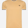 Fred Perry T-shirts  Twin tipped t-shirt - desert 