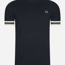 Fred Perry T-shirts  Bold tipped pique t-shirt - navy 