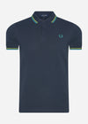 Fred Perry Polo's  Twin tipped fred perry shirt - drkairf lim sgrn 