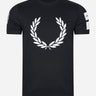 Fred Perry T-shirts  Badge detail t-shirt - black 