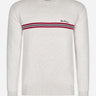 Ben Sherman Truien  Chest stripe crew - ivory 