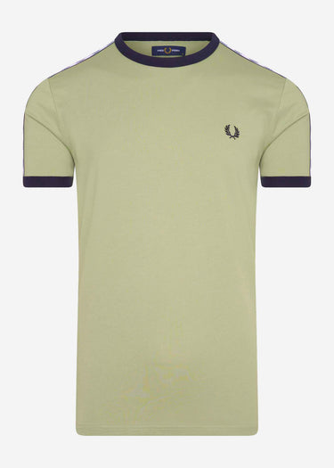 Fred Perry T-shirts  Taped ringer t-shirt - seagrass 