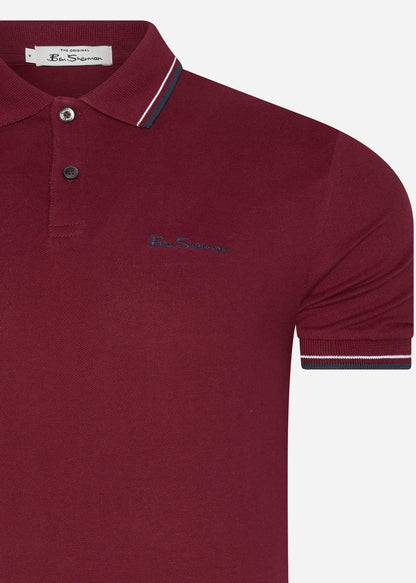 Ben Sherman Polo's  Signature polo - red 