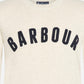 Barbour Truien  Prep logo crew - ecru marl 