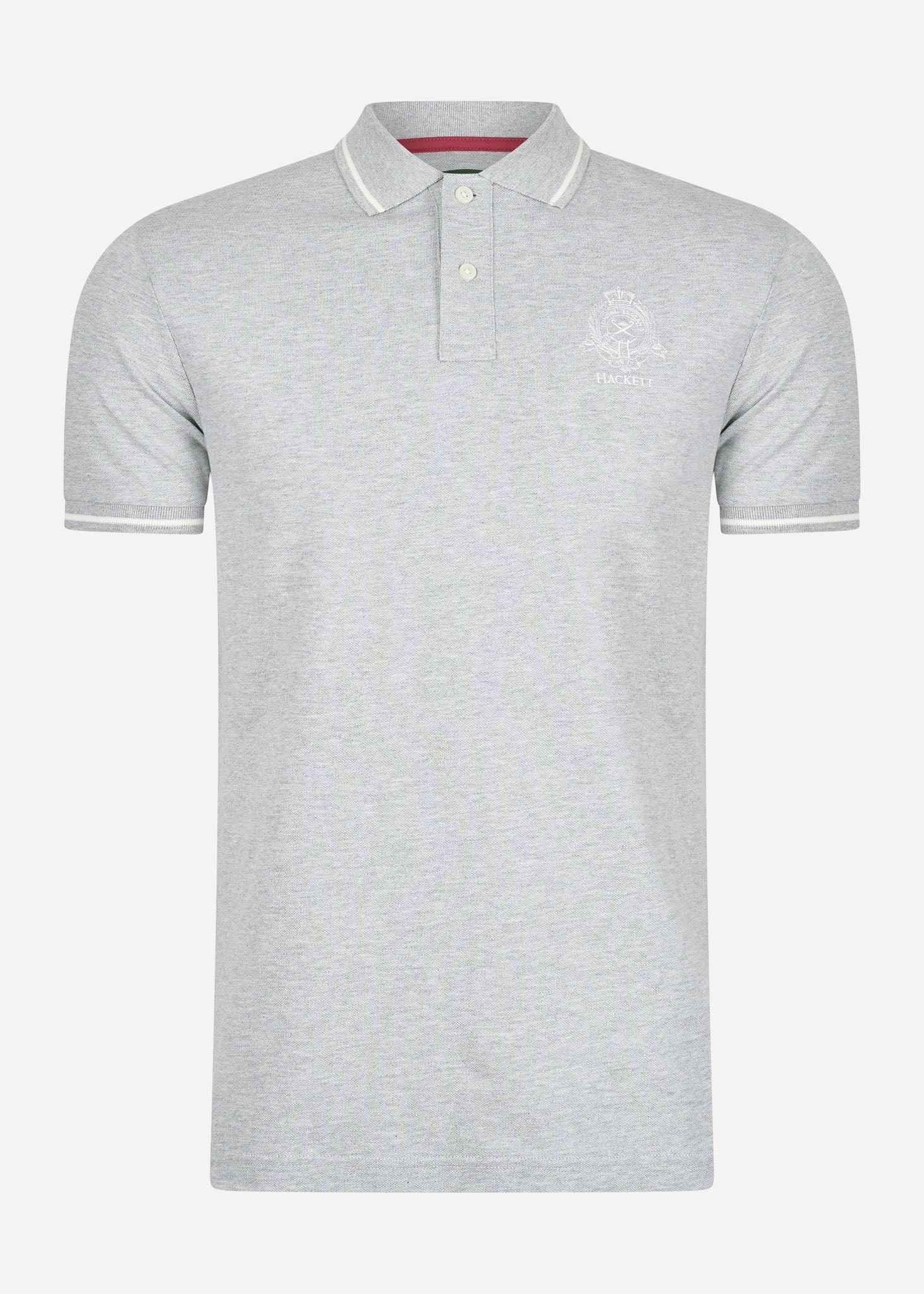 Hackett London Polo's  Heritage logo polo - grey marl 