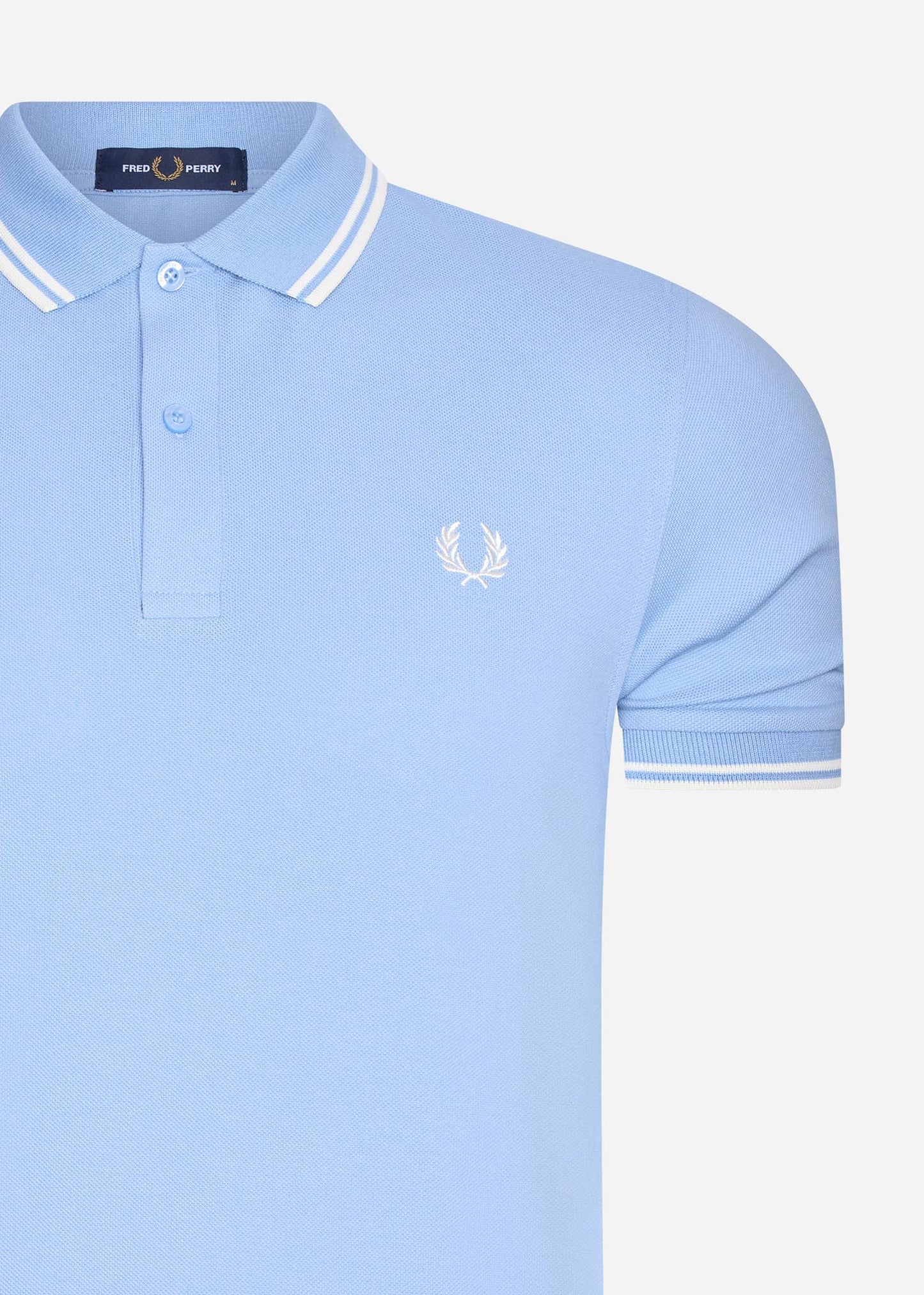 Fred Perry Polo's  Twin tipped fred perry shirt - sky snow 