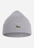 Lacoste Mutsen  Wool cap - heather agate 