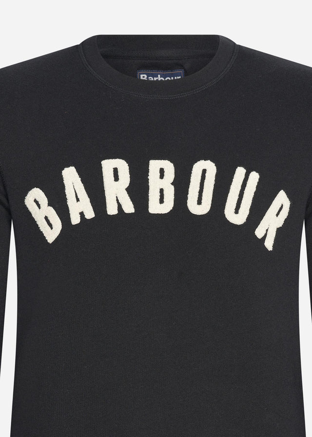 Barbour Truien  Prep logo crew - black 