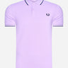 Fred Perry Polo's  Twin tipped fred perry shirt - lilac soul 