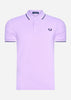 Fred Perry Polo's  Twin tipped fred perry shirt - lilac soul 