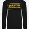 Barbour International Truien  Large logo sweat - black 