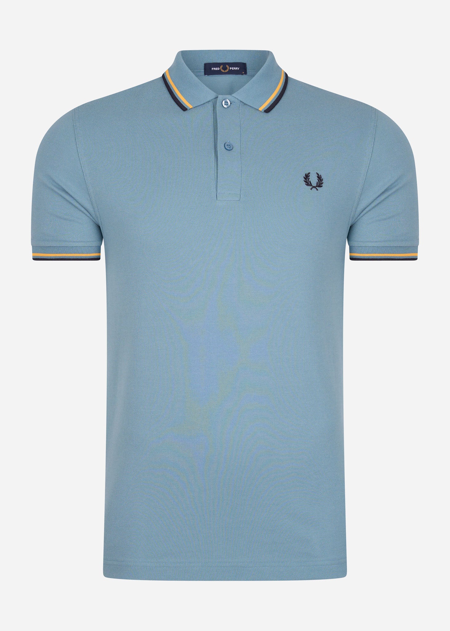 Fred Perry Polo's  Twin tipped fred perry shirt - ash blue golden hour navy 
