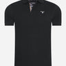 Barbour Polo's  Barbour tartan pique polo - black 