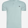 Fred Perry Polo's  Plain fred perry shirt - silver blue 