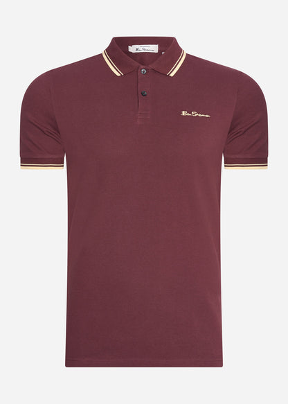 Ben Sherman Polo's  Signature polo - aubergine 