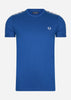 Fred Perry T-shirts  Contrast tape ringer t-shirt - shaded cobalt navy 