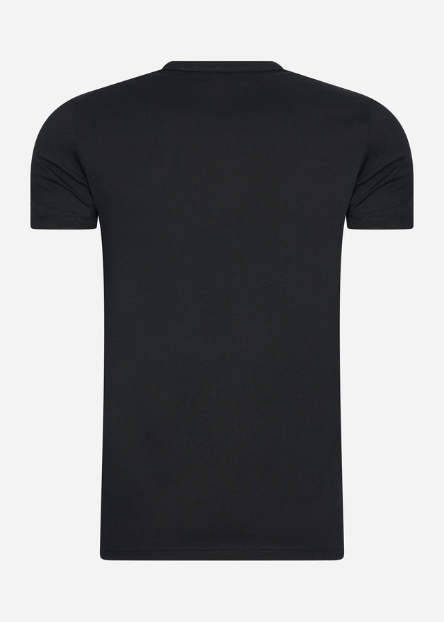 Fred Perry T-shirts  Tonal tape ringer t-shirt - black 