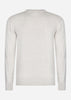 Ben Sherman Truien  Chest stripe crew - ivory 