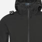 MA.Strum Jassen  Softshell full zip hooded jacket - jet black 