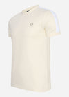 Fred Perry T-shirts  Tonal tape ringer t-shirt - ecru 