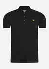 Lyle & Scott Polo's  Plain polo shirt - jet black 