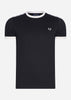 Fred Perry T-shirts  Taped ringer t-shirt - black 