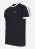 Fred Perry T-shirts  Taped ringer t-shirt - black 