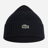Lacoste Mutsen Beanie - black