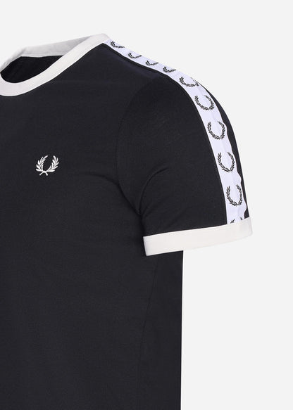 Fred Perry T-shirts  Taped ringer t-shirt - black 