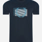 Fred Perry T-shirts  Glitched graphic t-shirt - navy 