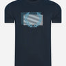 Fred Perry T-shirts  Glitched graphic t-shirt - navy 