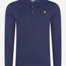Lyle & Scott Longsleeve Polo's  LS polo shirt - navy 