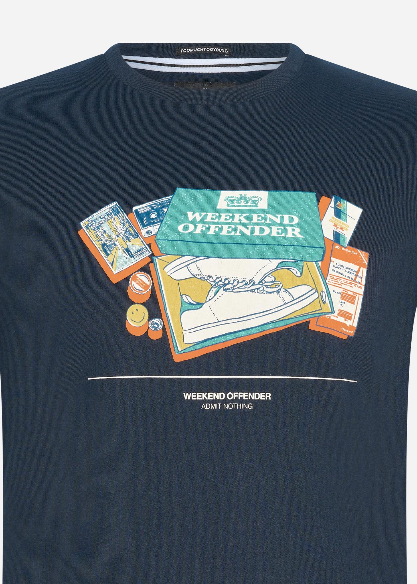 Weekend Offender T-shirts  Adami - navy 