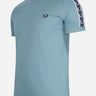 Fred Perry T-shirts  Contrast tape ringer t-shirt - ash blue navy 
